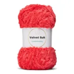 LindeHobby Velvet Soft 25 Rød