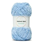 LindeHobby Velvet Soft 38 Lyseblå