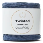 LindeHobby Twisted Paper Yarn 19 Marineblå