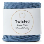 LindeHobby Twisted Paper Yarn 12 Jeansblå