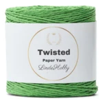 LindeHobby Twisted Paper Yarn 20 Olivengrøn
