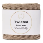 LindeHobby Twisted Paper Yarn 26 Taupe