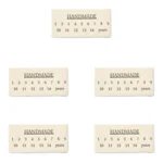 LindeHobby Handmade Med Størrelser Label (6 cm x 3 cm), 5 stk Børnestørrelser