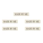 LindeHobby Made By Me Label (7 cm x 1 cm), 5 stk Lucy Rose