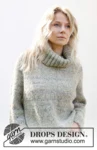 243-21 Hidden Forest Sweater by DROPS Design
