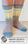 Dancing Chicken Socks by DROPS Design