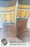 Dancing Chicken Socks by DROPS Design