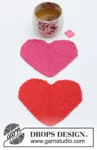0-1622 Heart Coasters by DROPS Design