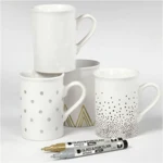 Glas- og porcelænstusch, 1-2 mm, 4 stk