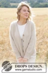 248-4 Gentle Wind Cardigan by DROPS Design