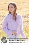 250-36 Lavender Harvest Cardigan by DROPS Design