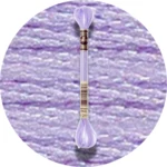 DMC Mouliné Light Effects E211 Perlemorslys parma-violet