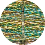 DMC Mouliné Light Effects E135 Metallisk forårsglans