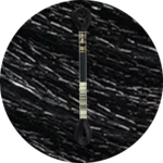 DMC Mouliné Light Effects E310 Metallisk sort