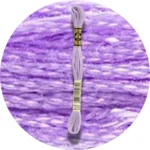 DMC Mouliné Spécial 25, Blå/Lilla nuancer 0210