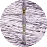 DMC Mouliné Spécial 25, Blå/Lilla nuancer 3042