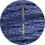 DMC Mouliné Spécial 25, Blå/Lilla nuancer 0161