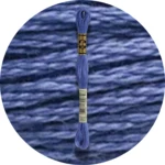 DMC Mouliné Spécial 25, Blå/Lilla nuancer 3807