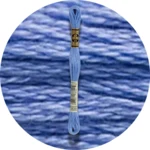 DMC Mouliné Spécial 25, Blå/Lilla nuancer 3839