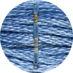 DMC Mouliné Spécial 25, Blå/Lilla nuancer 0334