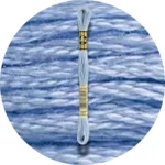 DMC Mouliné Spécial 25, Blå/Lilla nuancer 0157