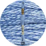 DMC Mouliné Spécial 25, Blå/Lilla nuancer 0794