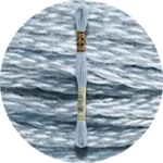 DMC Mouliné Spécial 25, Blå/Lilla nuancer 3752