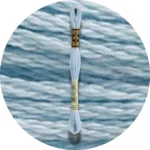 DMC Mouliné Spécial 25, Blå/Lilla nuancer 3841