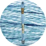 DMC Mouliné Spécial 25, Blå/Lilla nuancer 0519