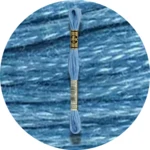 DMC Mouliné Spécial 25, Blå/Lilla nuancer 0813