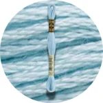 DMC Mouliné Spécial 25, Blå/Lilla nuancer 3761