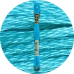 DMC Mouliné Spécial 25, Blå/Lilla nuancer 3845