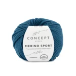 Katia Concept Merino Sport 033 Mørk turkis