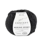 Katia Concept Merino Sport 402 Meget mørkegrå