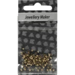 Wireklemmer Ø2 mm,100 stk. forgyldt