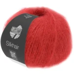 Lana Grossa Silkhair 008 Kirsebærrød
