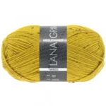 Lana Grossa Meilenweit 100 Tweed 157 Sennepsgul