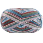 Lana Grossa Meilenweit 100 Arte 6810 Mørkerød/Ecru/Lyseblå/Turkis/Turkisblå/Gammelrosa/Resedagrøn/Petrol/Syren