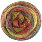 Lana Grossa Gomitolo Arte 1019 Karry/Sennep/Hindbær/Jordbær/Oliven/Petroleum/Erika/Brombær