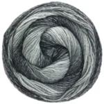 Lana Grossa Gomitolo Versione 413 Sølvgrå/Lysegrå/Mellemgrå/Mørkegrå
