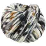 Lana Grossa Confetti 201 Hvid/Lysegrå/Mørkegrå/Grå/Kakibrun/Grågrøn