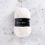 Svarta Fåret Brushed Alpaca 000 Naturlig hvid