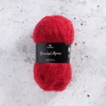 Svarta Fåret Brushed Alpaca 011 Rød Risikozone