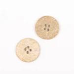 DROPS Bleget Kokosnød, Knap, 25 mm (nr. 804)