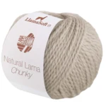 Natural Lama Chunky 12 Gråbeige