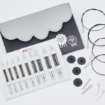 KnitPro Karbonz Special Udskiftelige Rundpindesæt, Deluxe, 10 cm