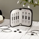 KnitPro Karbonz Special Udskiftelige Rundpindesæt, Midi, 10 cm