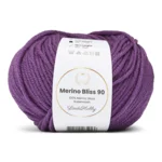 LindeHobby Merino Bliss 90 33 Mørklilla