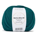 LindeHobby Merino Bliss 90 23 Mørk akvagrøn