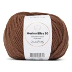 LindeHobby Merino Bliss 90 11 Mørkebrun